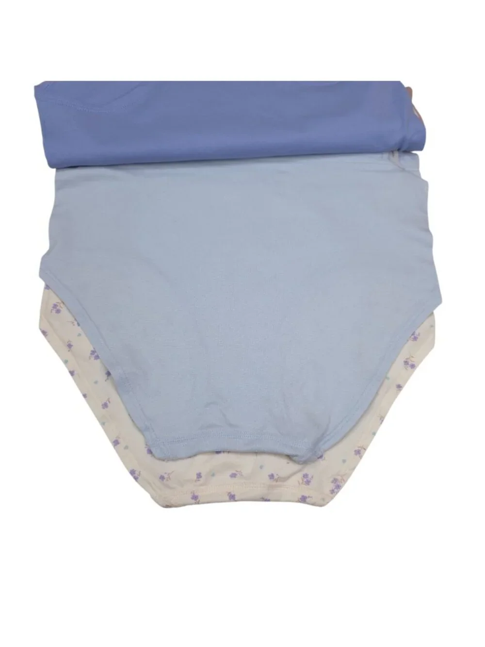 Laura Ashley Womens 5-Pack High-Waist Briefs Size 1X Soft Nylon Spandex